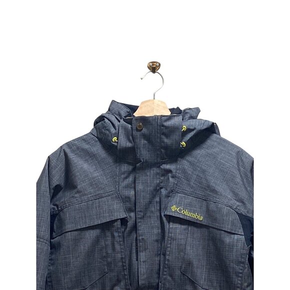 Columbia Mens Omni-Shield Layered Parka Coat Gray Size M Outdoor Gorpcore Winter - Picture 10 of 16